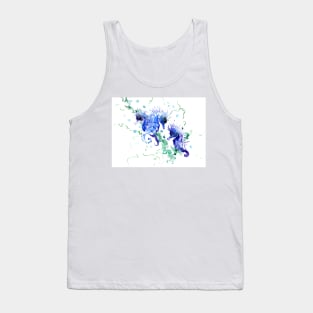 Blue Seahorses Tank Top